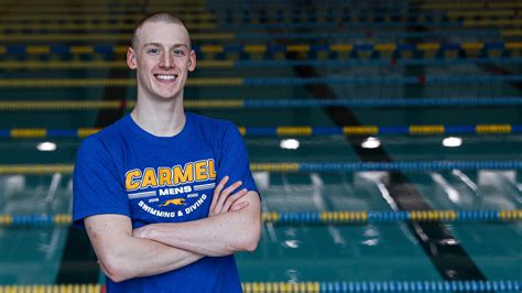 Wyatt Davis Carmel Swimming Head Into Indiana State Finals Chasing History