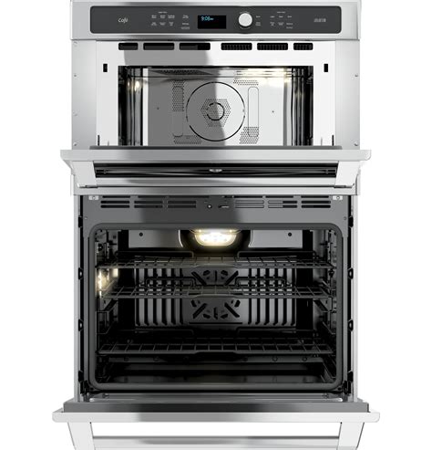 Ge Café Series 30 In Combination Double Wall Oven With Convection And