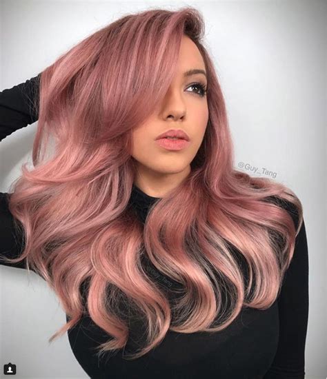 rose gold pink hair 20 gorgeous examples of rose gold balayage rose gold balayage pink