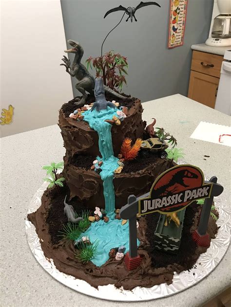 Jurassic World Birthday Cake Tesco Jurassic World Cake Dinosaur