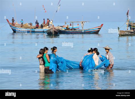 Ngapali Beach Thandwe Rakhine State Myanmar Stock Photo Royalty