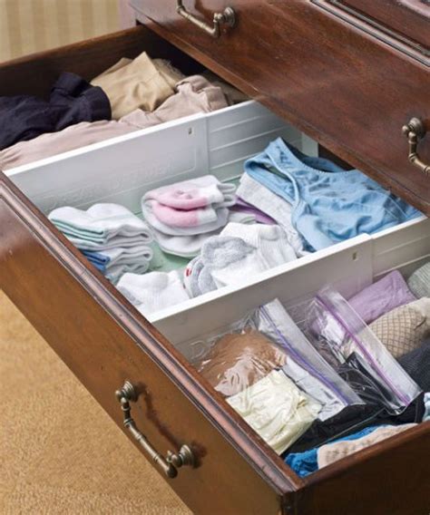 Close all zippers and buttons. How to Organize Panties - Bra Storage and Organization