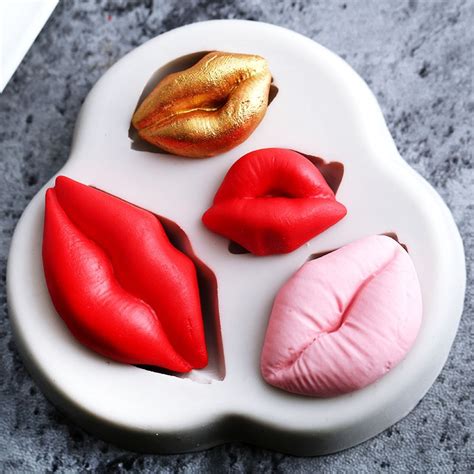 bakeware sexy lips silicone cake mold cookies fondant mold cake decorations chocolate mould