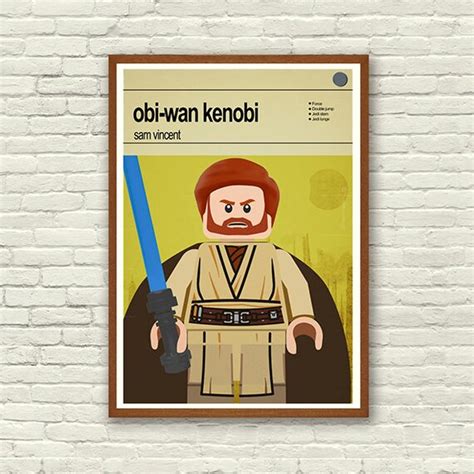 Star Wars Print Obi Wan Kenobi Star Wars Poster Star Wars Etsy