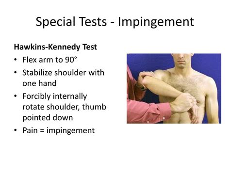 Shoulder Impingement Syndrome Tests