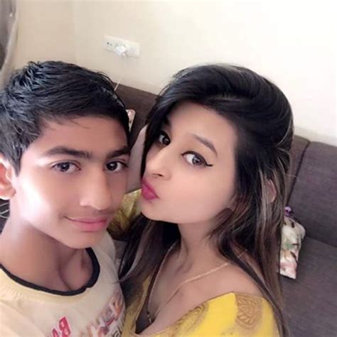 Ankita Dave With Her Brother Earlyhon