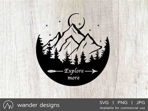 Travel Svg Explore More Mountain Svg Forest Svg Etsy