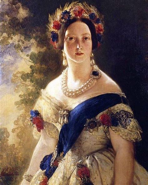 Portrait Of Queen Victoria Painted In 1845 By Franz Xaver Winterhalter