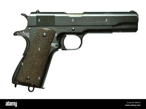 Colt Semi Automatic Pistol 45 Calibre M1911a Stock Photo Alamy