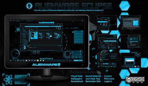 Alienware Eclipse Blue Mr Blades Designs