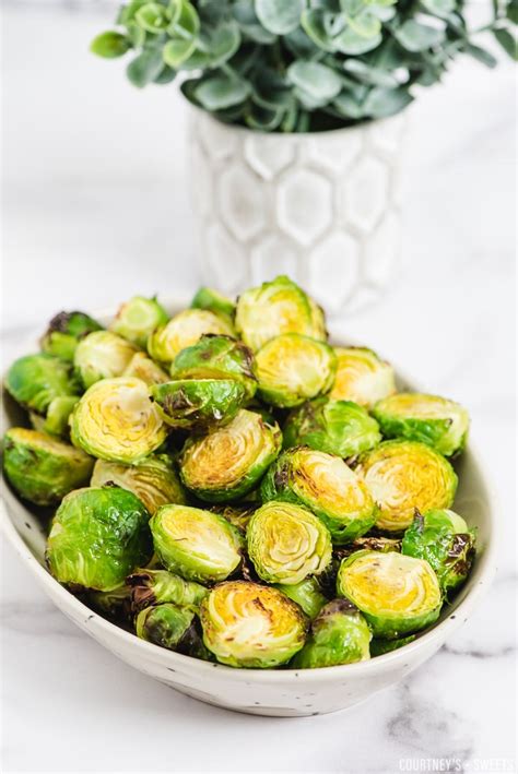 sprouts brussels air fryer roasted fried crispy potatoes