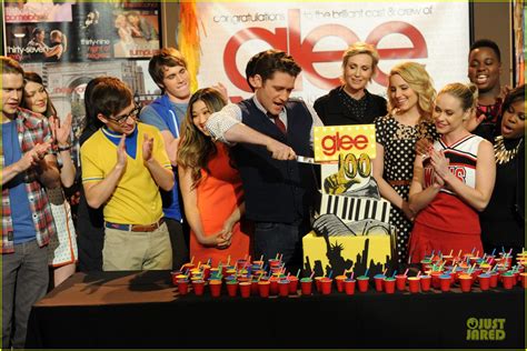 Dianna Agron Chord Overstreet Glee 100th Episode Celebration