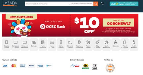 In most cases, banks will be giving out huge discounts for those who pay using their cards. Lazada Singapore $10 OFF with OCBC Cards