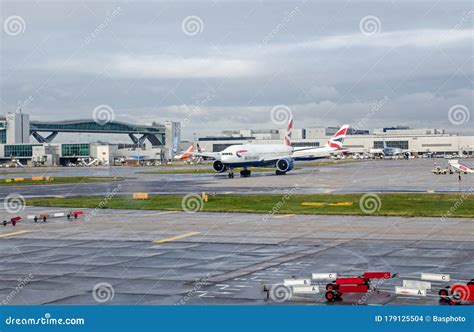 British Airways Planes At Gatwick Airport Editorial Stock Image Image