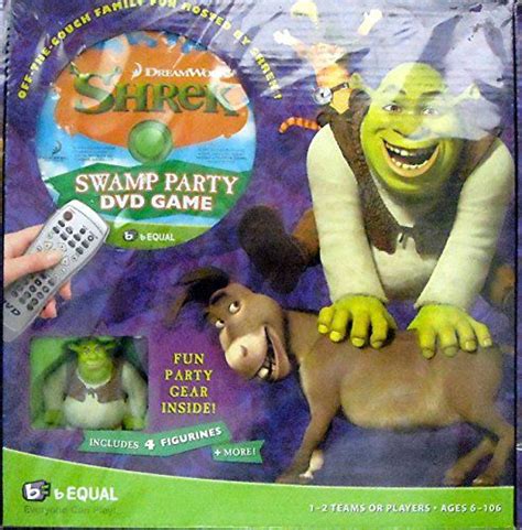 Shrek Swamp Party Dvd Game For Ages 6 1 2 Teams Or Players Buy Shrek