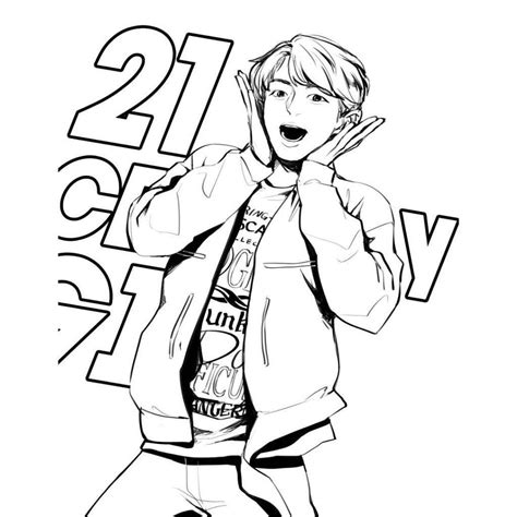 BTS Coloring Pages - Coloring Home