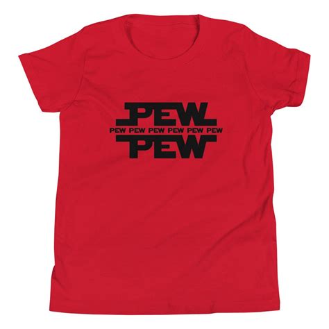 Pew Pew Pew Youth Short Sleeve T Shirt Etsy
