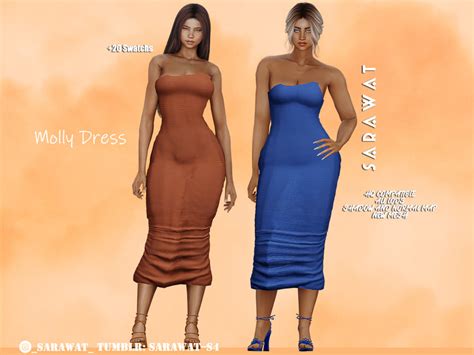 The Sims Resource Molly Dress