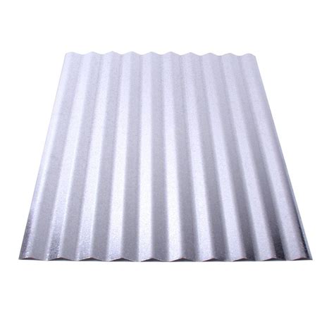 Fabral 8 Ft Galvanized Steel Corrugated Roof Panel