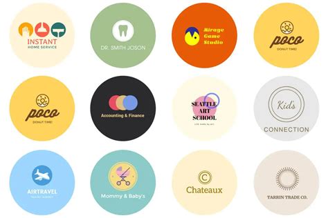 Circle Logo Maker Create Free Circle Logos Online Fotor