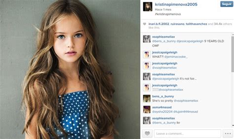 Conoce a Kristina Pimenova la niña más guapa del mundo