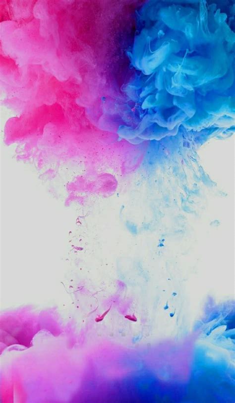 Blue And Pink Smoke Wallpaper