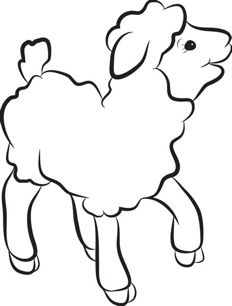 Black And White Clipart Sheep 4641713 Vector Art At Vecteezy