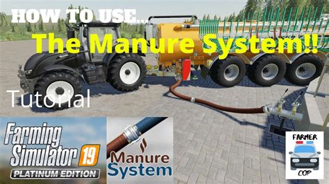 How To Use The Manure System In Farming Simulator Youtube