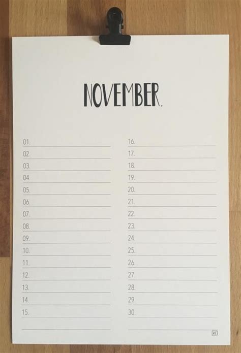 Hervorragend 100 ideen herz vorlage din a4 zum ausdrucken. KALENDERSEITEN mit Designklammer, Geburtstagskalender, DIN ...