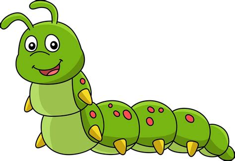 Caterpillar Cartoon Colored Clipart Illustration 6326387 Vector Art At