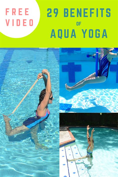 What Are The Benefits Of Aqua Yoga Christa Fairbrother Water Yoga Exercises Pool Workout