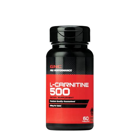 L Carnitina 500mg Pro Performance 60 Tablete Gnc Farmacie Nonstop