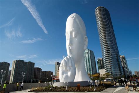 Waters Soul Massive White Sculpture Makes A Statement In New York