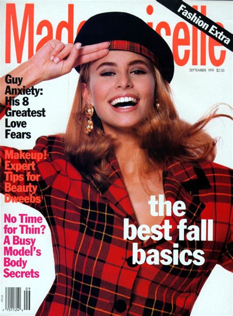 Niki Taylor Niki Taylor Fashion Magazine Cover Mademoiselle Magazine