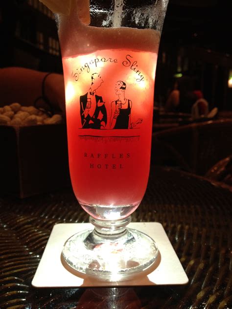 This one's for the adventurous drinker because it calls for a whopping 8. In Singapore, it's a must to have a Singapore sling at ...