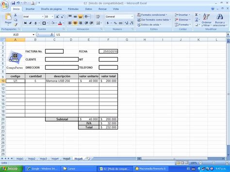 50 Formato De Facturas En Excel