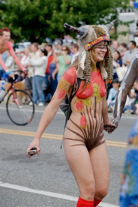 Body Painted Girl At Fremont Solstice Parade Pics The Best Porn Website