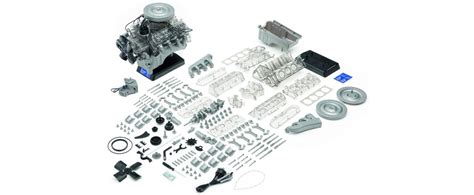 A Working Ford 1965 Mustang K Code V8 Engine 13 Scale Model Kit