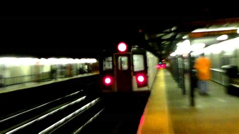 Irt R142a 4 Train At 170th Street Hd Night Youtube