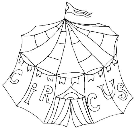 Dogs preform tricks at the circus. Coloring Page - Circus coloring pages 5