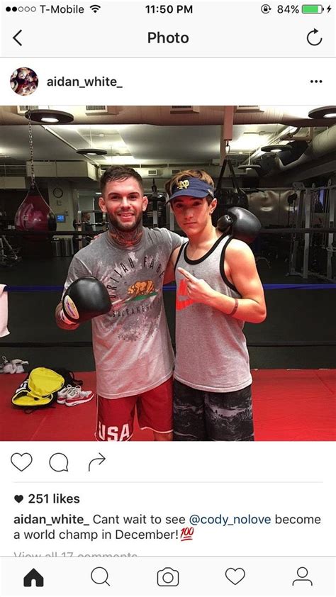 Dana Whites Son On Instagram Cant Wait To See Cody Garbrandt Become