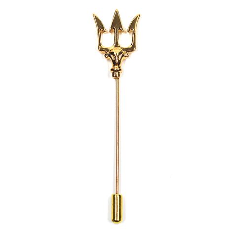 Lapel Pin Trident Gold Art Of The Gentleman