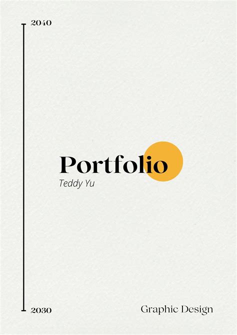 Portfolio Cover Page Template For Kids