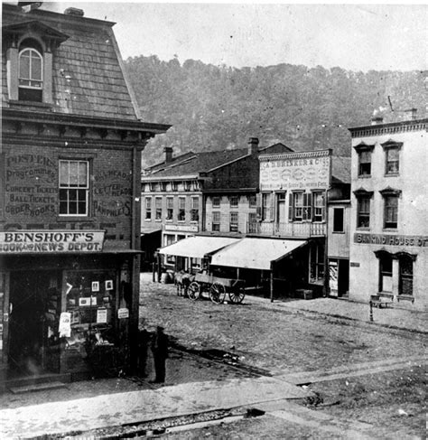 Johnstown Images Before The Flood In 1889 Black And White Photo Of