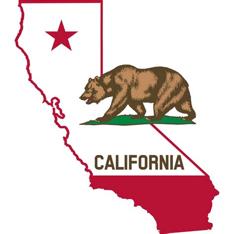 State Of California With Bear Png Svg Clip Art For Web Download Clip