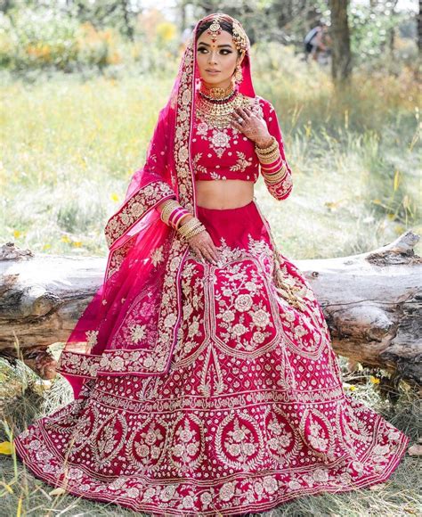 Rani Pink Lehenga Choli For Women Or Girls Indian Wedding Designer