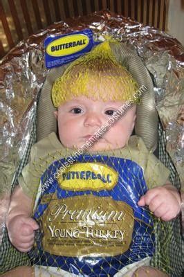 High quality turkey costume gifts and merchandise. Coolest Homemade Butterball Turkey Baby Costume | Baby costumes, Thanksgiving baby, Food costumes