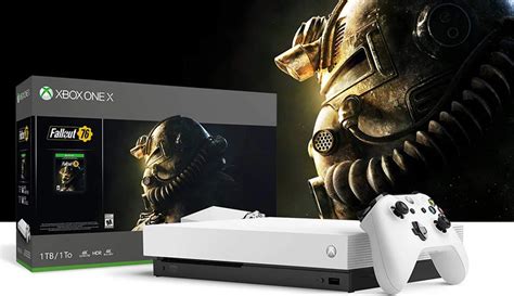 Microsoft Xbox One X Robot White Fallout 76 Bundle All Round Gamer