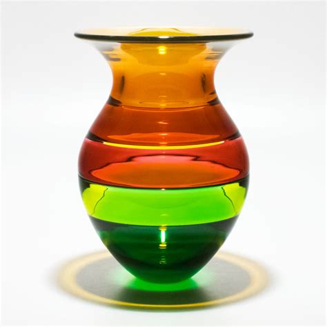 Color Block Vase In Spring By Michael Trimpol And Monique Lajeunesse This Stunning Blown Glass