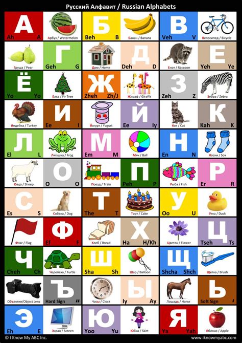 Printable Russian Alphabet